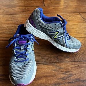 NEW BALANCE Sneakers 450v3 Womens Running Shoes, US Size 9 Grey Blue purple.
